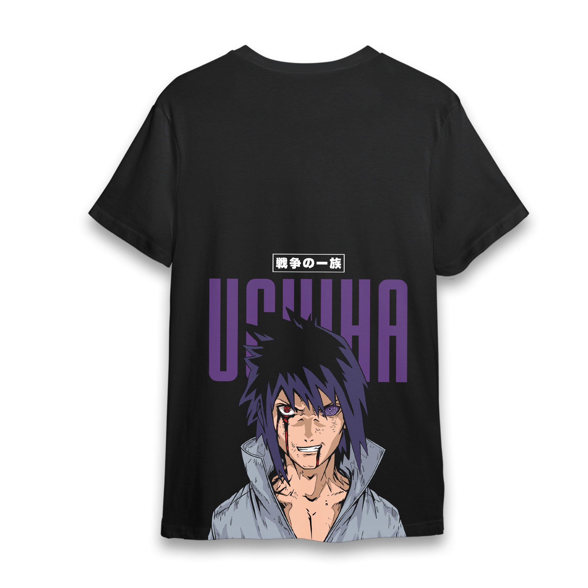 Camiseta Naruto Uchiha Sasuke