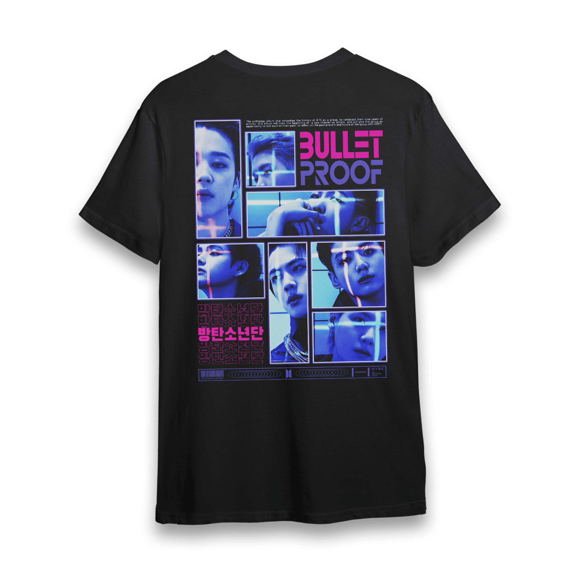 Camisa Bullet Proof Bangtan