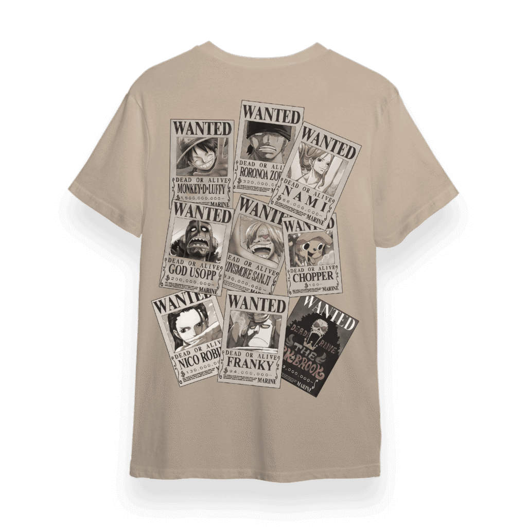 Camisa Carteles Mugiwaras